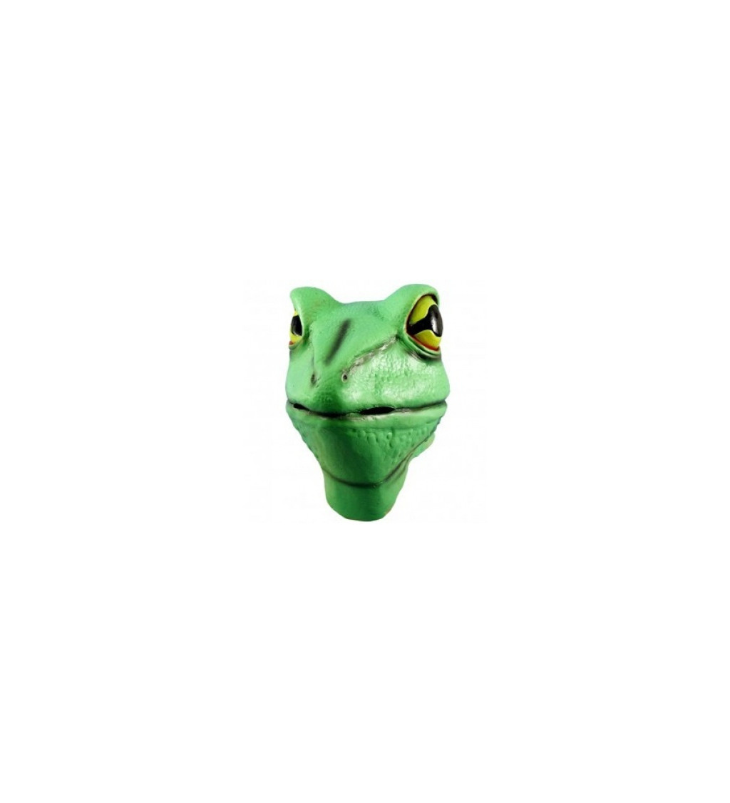 Gumová maska Zelená žába