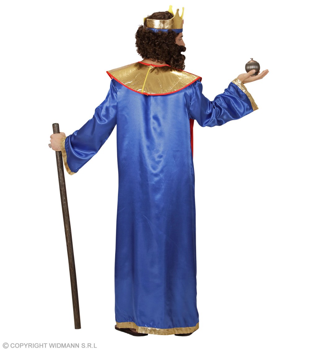 Biblický král kostým - modrý