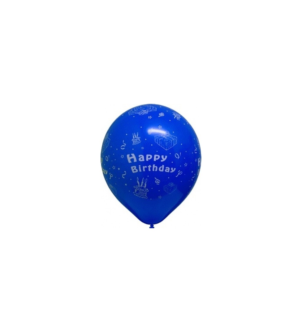 Balónek - Happy Birthday 6ks