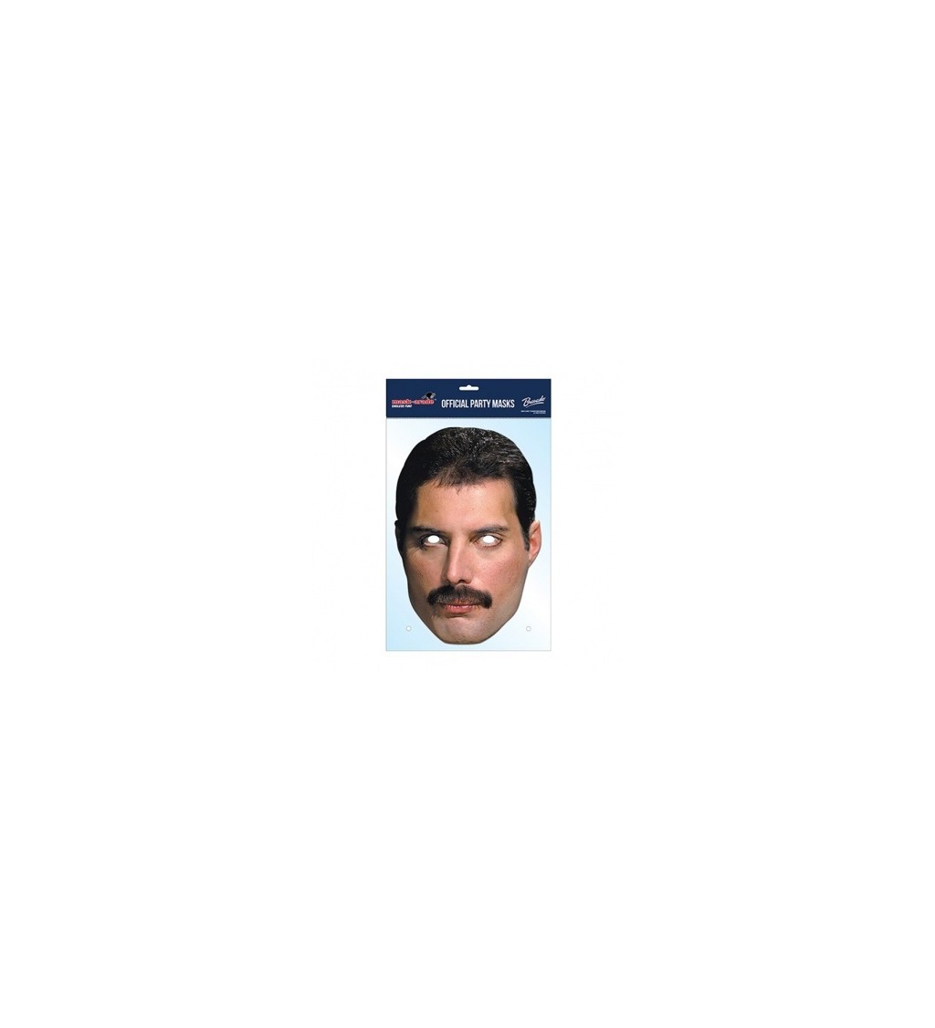 Maska Freddie Mercury - papírová