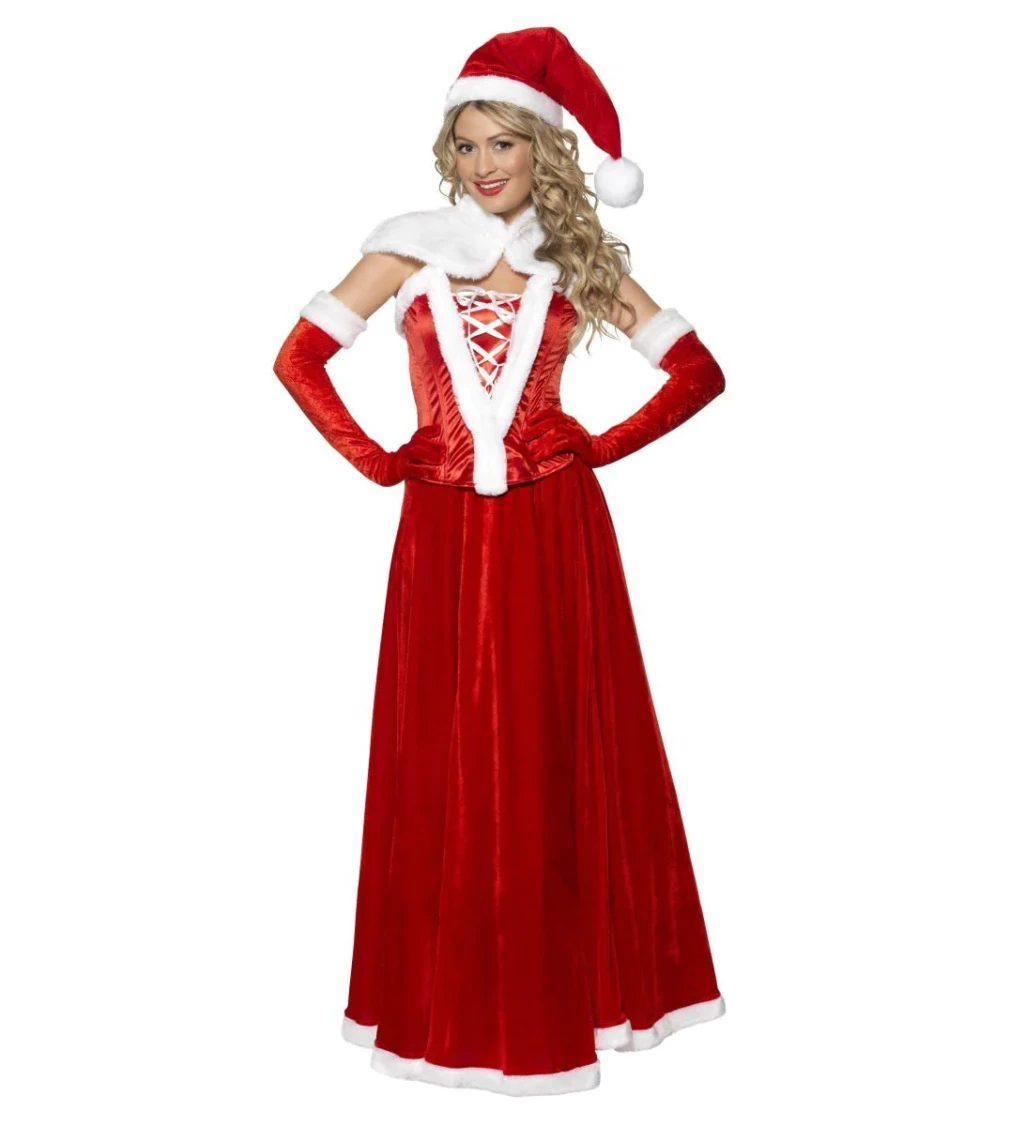 Kostým Miss Santa superdeluxe
