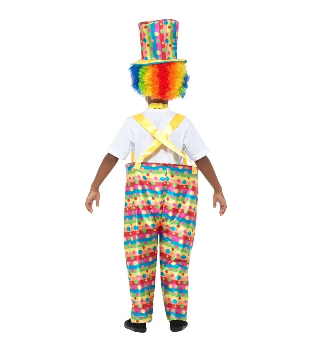 Barevný kostým - puntíkatý klaun