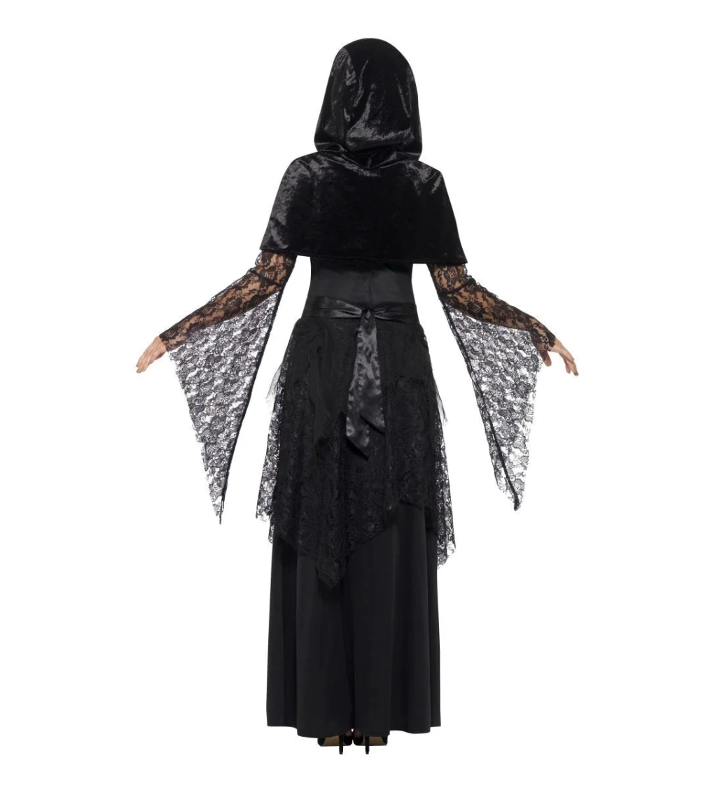 Dámský kostým černá čarodějka