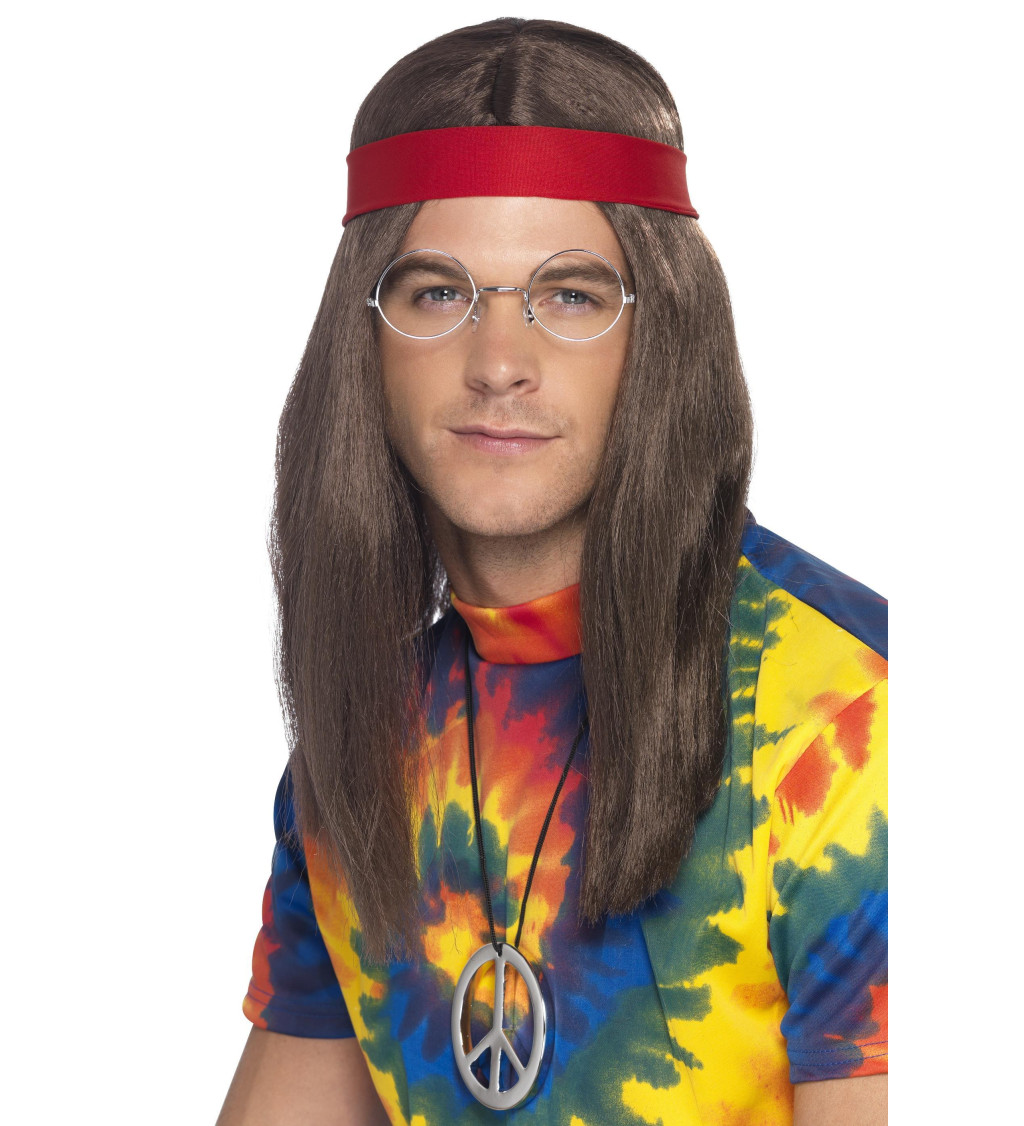 Hippie man sada