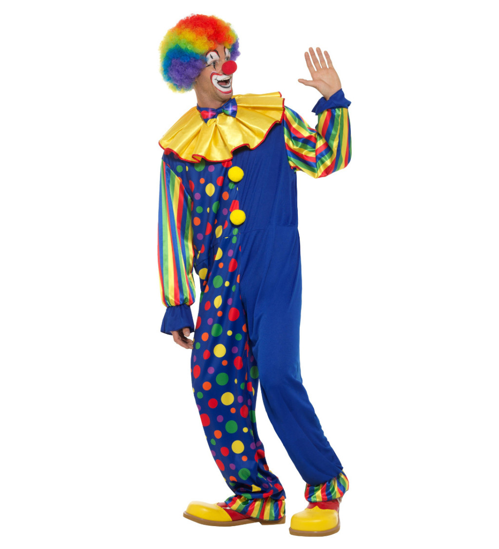 Kostým - modrý veselý klaun