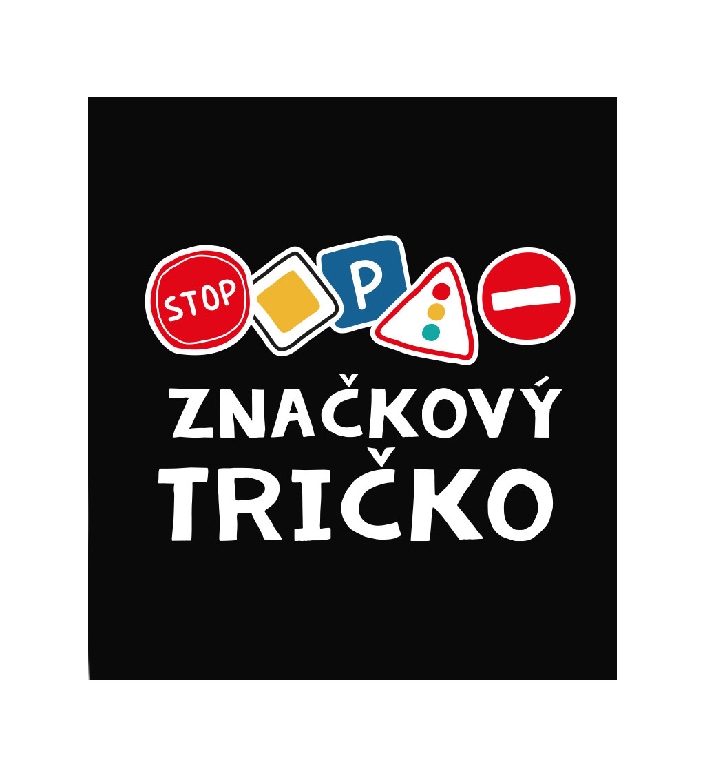 Dámské triko černé - Značkový tričko