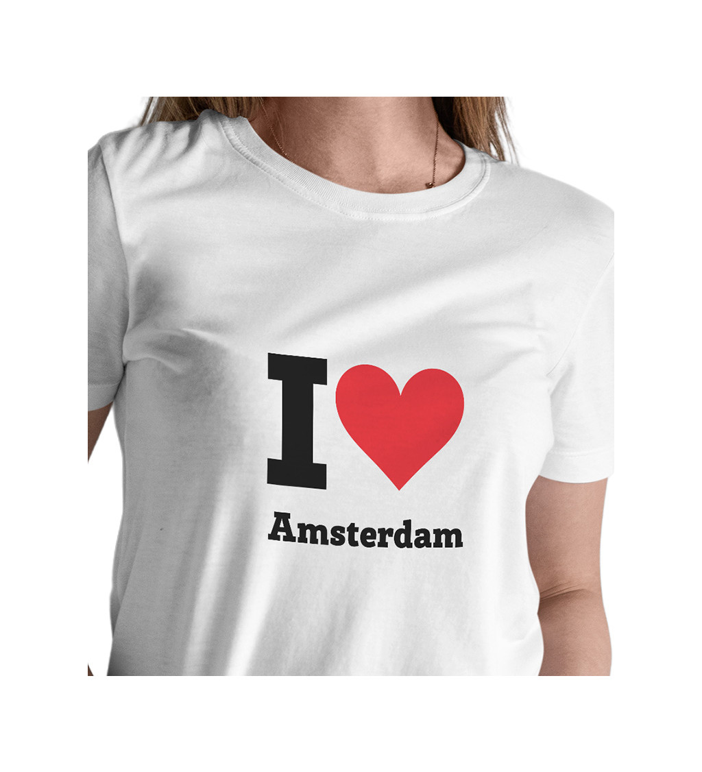 Dámské triko - I love Amsterdam