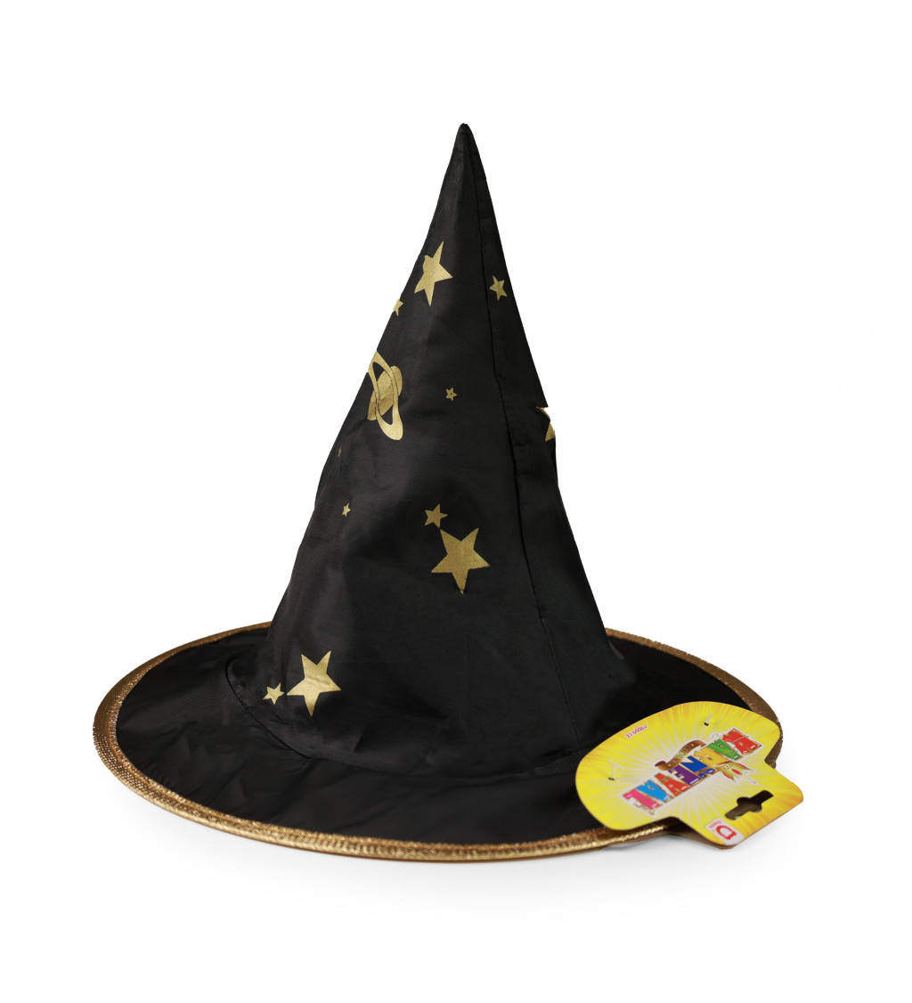 Dětský klobouk na čarodějnice - měsíček