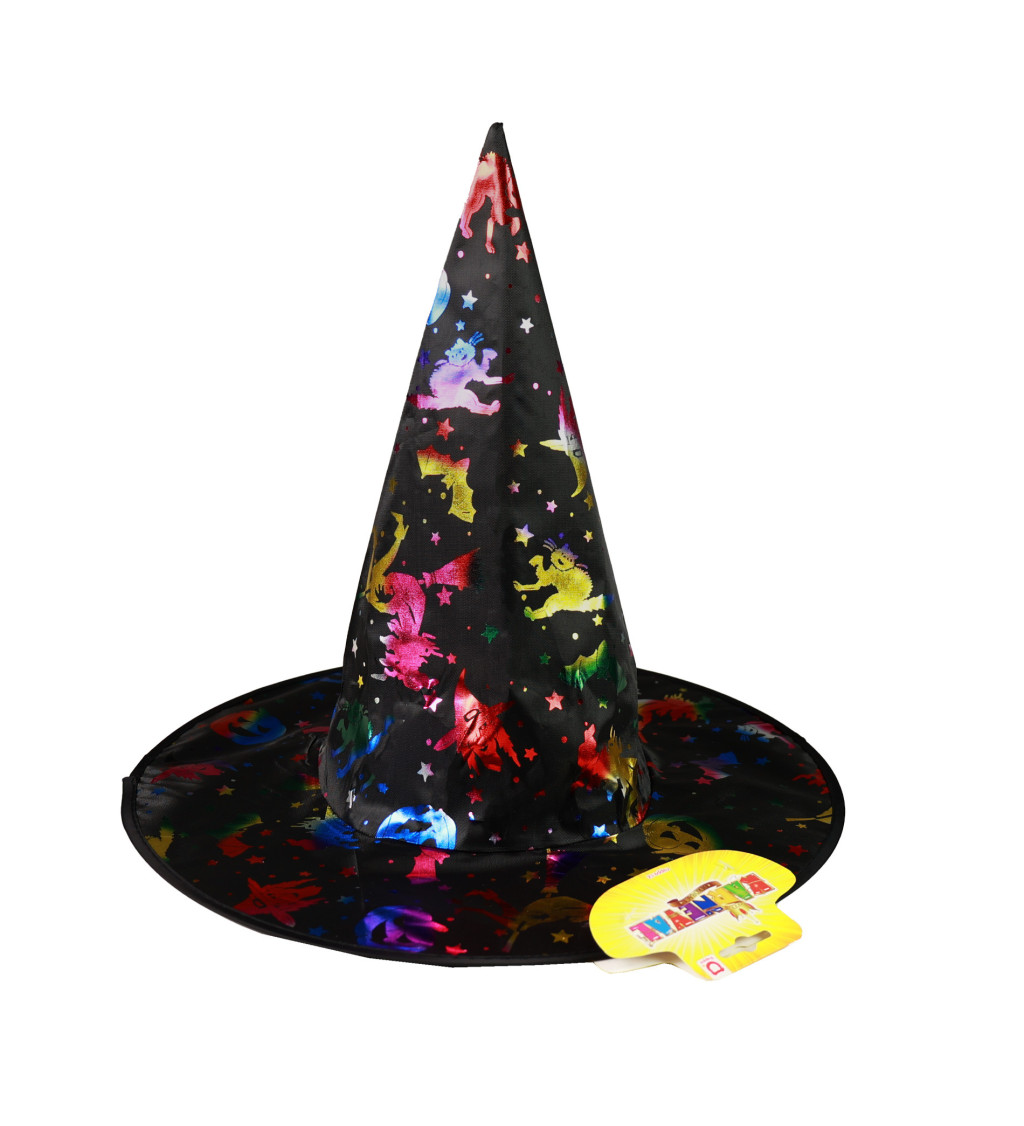 Magický klobouk - barevné čarodějnice