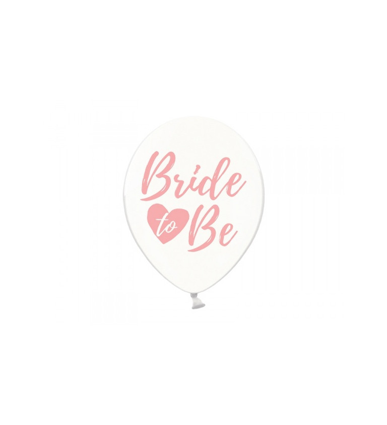Latexový balonek Bride to be 6ks