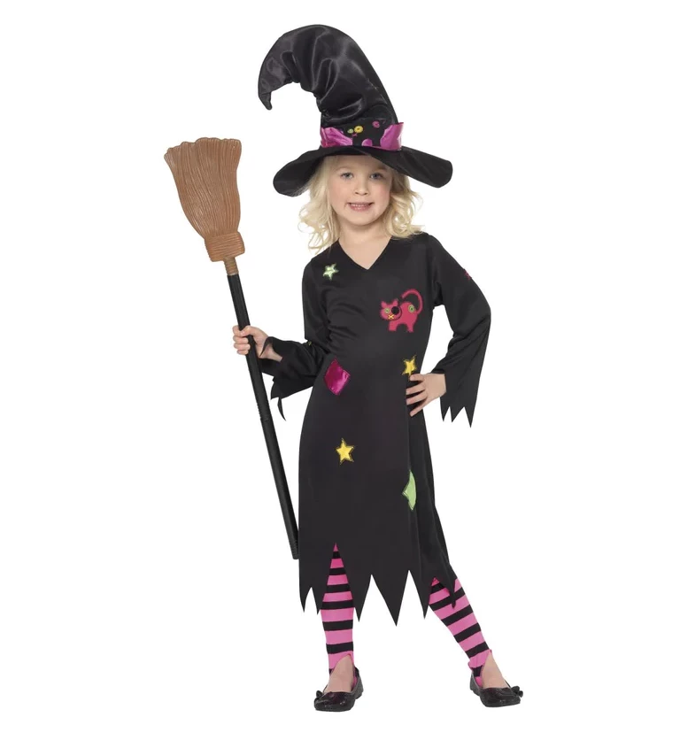 Dětský kostým roztomilá čarodějka