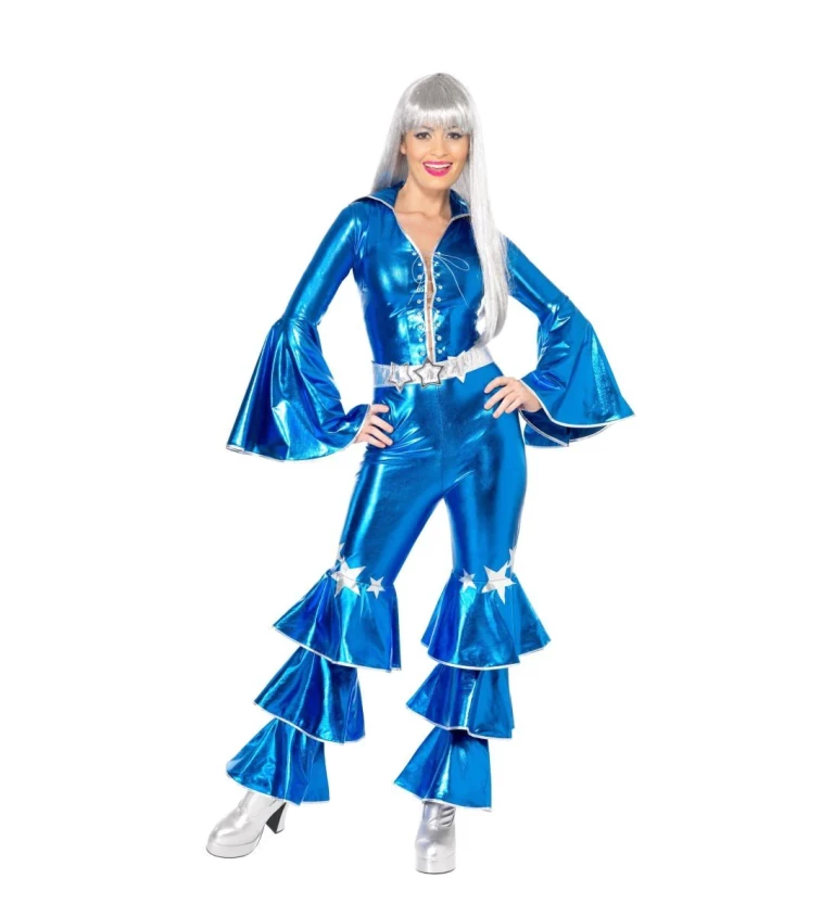 Kostým Tanečnice 70. léta - modrý