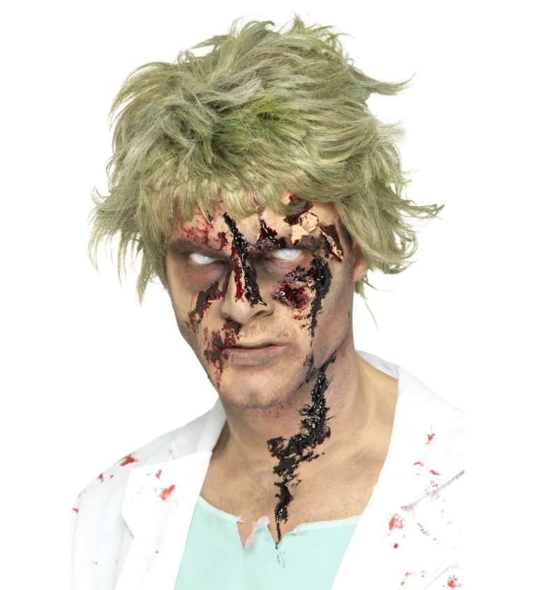 Zombie make up - potrhaná kůže