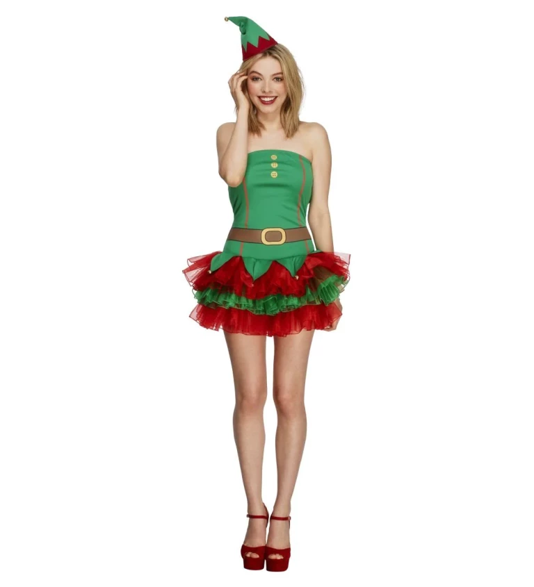 Kostým sexy vánoční elfka