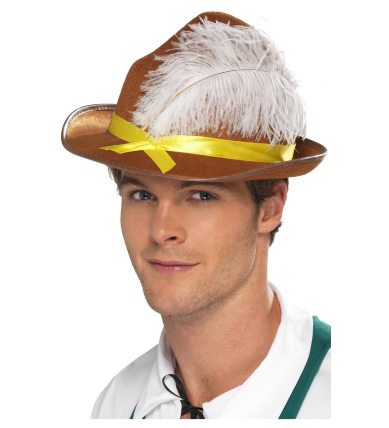 Bavorský klobouk - hnědý