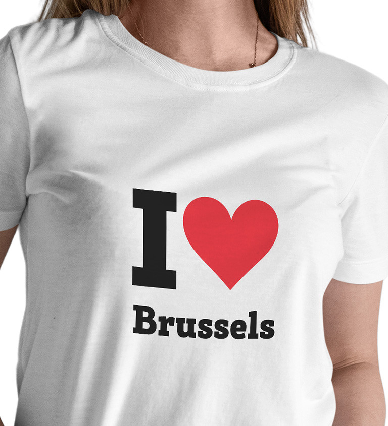 Dámské triko - I love Brussels